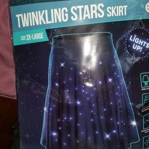 Twinkle stars light up skirt